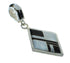 Sterling Silver Jet And Mother of Pearl Pendant VX65490